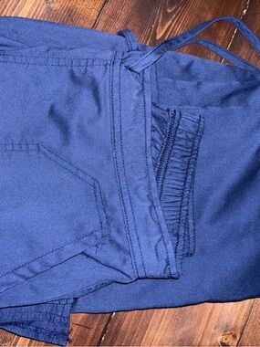 Navy Blue Drawstring Pants